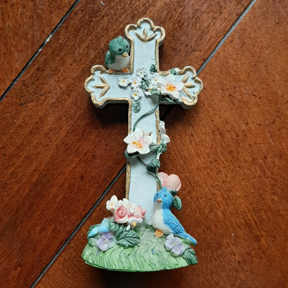 Set Of 2 Small Religious Figurines